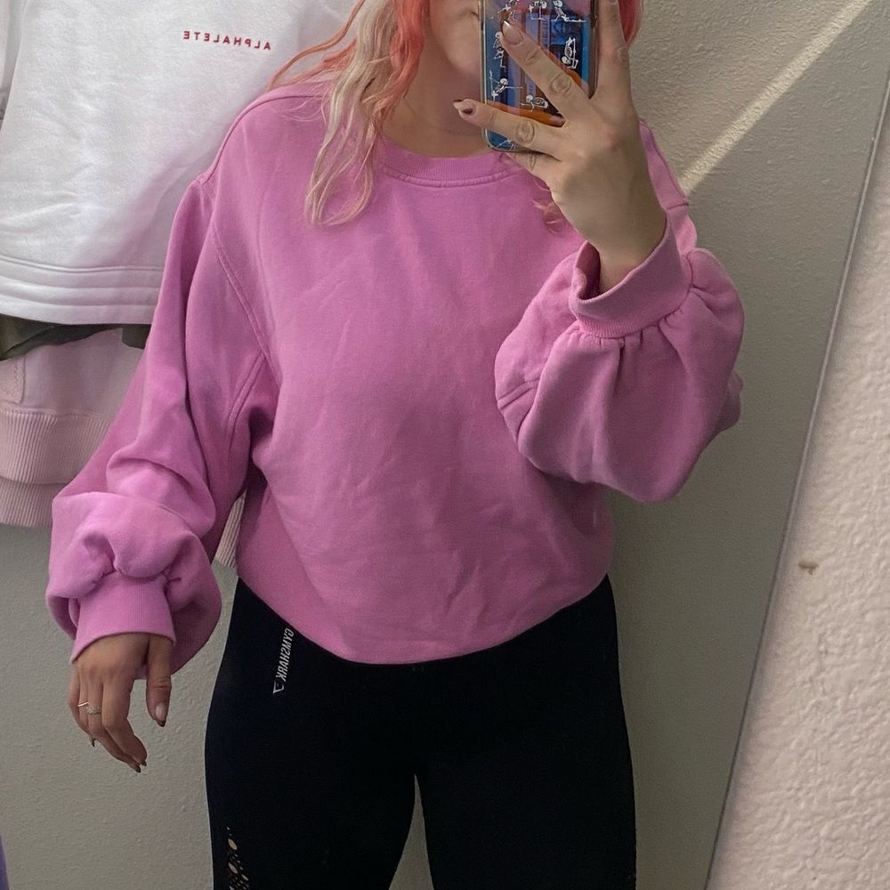 UGG the perfect oversized pink chunky slouchy pullover sweater/crewneck🐚